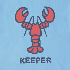 Baby Keeper Lobster Short Sleeve Crusher Baby Bodysuit