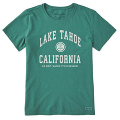 Women's Lake Tahoe Arch Short Sleeve Crusher Tee
