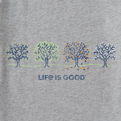 Women's Four Seasons Trees Long Sleeve Crusher Vee