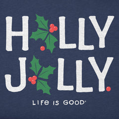 Women's Holly Jolly Long Sleeve Crusher Vee