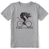 Kids Pedal to the Metal Short Sleeve Crusher Tee