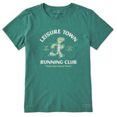 Women's Leisure Town Running Club Short Sleeve Crusher Tee