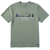 Men's Dogsled Vista Short Sleeve Crusher Tee