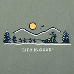 Men's Dogsled Vista Long Sleeve Crusher Tee