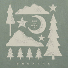 Men's Mountain Pine Medley Long Sleeve Crusher Tee