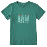 Women's Four Cardinal Trees Short Sleeve Crusher Tee