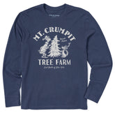 Men's Mt. Crumpit Tree Farm Long Sleeve Crusher Tee