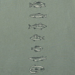 Men's Sketched Lure Long Sleeve Crusher Tee