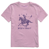 Kids Wild at Heart Cowgirl Short Sleeve Crusher Tee