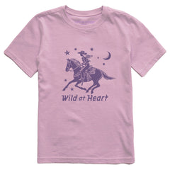 Kids Wild at Heart Cowgirl Short Sleeve Crusher Tee