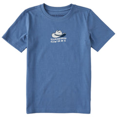 Kids Howdy Hat Short Sleeve Crusher Tee