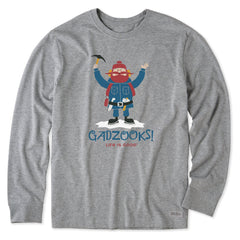 Men's Gadzooks Yukon Long Sleeve Crusher Tee