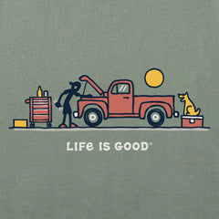 Men's Mechanic Vista Short Sleeve Crusher Tee