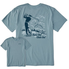 Men's Suns Out Clubs Out Short Sleeve Crusher Tee