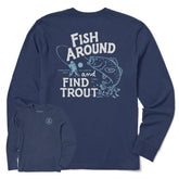 Men's Fish Around and Find Out Long Sleeve Crusher Tee