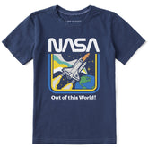 Kids NASA Out of this World Short Sleeve Crusher Tee