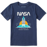 Kids NASA Rocket Science Short Sleeve Crusher Tee