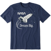 Men's NASA Dream Big Short Sleeve Crusher Tee