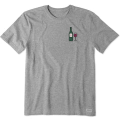 Men's Wine Life is Good Short Sleeve Crusher Tee