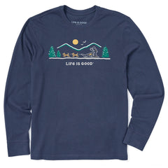 Men's Dogsled Vista Long Sleeve Crusher Tee