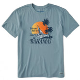 Men's Take Me Back to the Bahamas Short Sleeve Crusher Tee