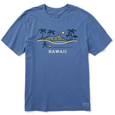 Men's Jake and Rocket in Hawaii Short Sleeve Crusher Tee