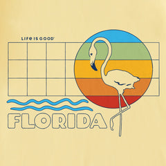 Women's Florida Flamingo Short Sleeve Crusher Tee
