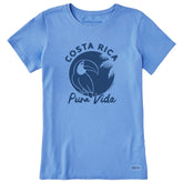 Women's Costa Rica Pura Vida Short Sleeve Crusher Tee