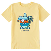 Kids ND Turtle Sailboats La Jolla Short Sleeve Crusher Tee