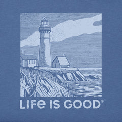 Men's Lighthouse Cliff Short Sleeve Crusher Tee