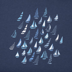 Men's Sailboat Regatta Short Sleeve Crusher Tee