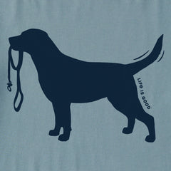 Men's Labrador Leash Simply True Fleece Hoodie