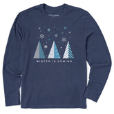 Men's Winter is Coming Trio Long Sleeve Crusher Tee