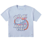 Women's Keep On Keepin' On Short Sleeve Crusher Boxy Tee
