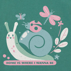Women's Home is Where I Wanna Be Short Sleeve Crusher Tee