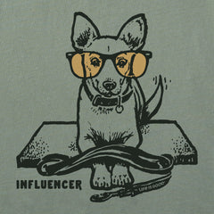 Men's Dog Influencer Short Sleeve Crusher Tee