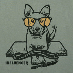 Men's Dog Influencer Long Sleeve Crusher Tee