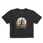 Women's Hope Ya Like Dogs Short Sleeve Crusher Boxy Tee