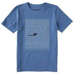 Kids Black Lab Retrievin' Short Sleeve Crusher Tee