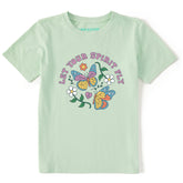 Kids Let Your Spirit Fly Short Sleeve Crusher Tee