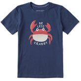 Kids Be Less Crabby Crab Short Sleeve Crusher Tee
