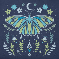 Kids Butterfly Wildflowers Short Sleeve Crusher Tee