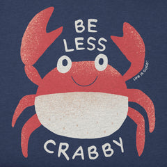 Men's Be Less Crabby Crab Short Sleeve Tee