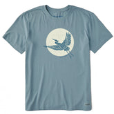Men's Flying Heron Short Sleeve Crusher Tee