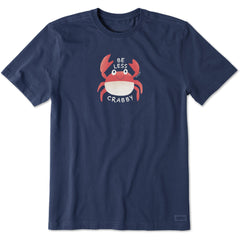Men's Be Less Crabby Crab Short Sleeve Tee