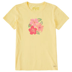 Women's Happy Hibiscus Short Sleeve Tee