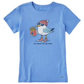 Women's Here for the Fries Seagull Short Sleeve Tee