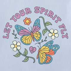 Women's Let Your Spirit Fly Short Sleeve Crusher Tee