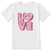 Kids Love Up in Lights Short Sleeve Crusher Tee