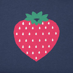 Kids Mini Strawberry Heart Short Sleeve Crusher Tee